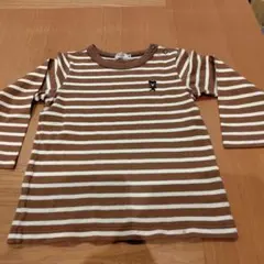 DOUBLE.B ミキハウス ボーダー長袖Tシャツ 90cm