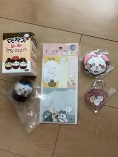ちいかわ ハチワレ フィギュア キーホルダー セット