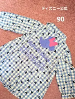 ミニーマウス　チェックワンピース 90