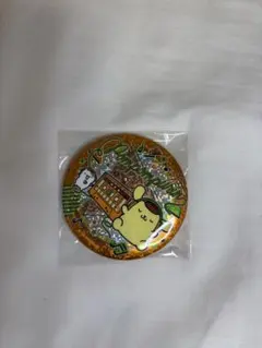 サンリオキャラクターズ キラキラBIG缶バッジ２ ポムポムプリン