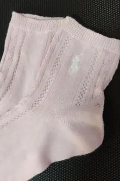 【新品未使用】POLORALPH LAURENレディースソックスピンク