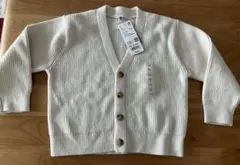 ユニクロ カーディガン 110 ミドルゲージVネックカーディガン