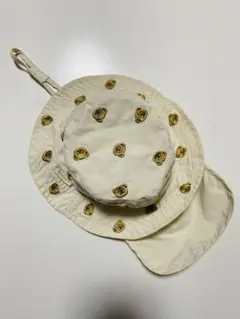 petit main 帽子 熊 刺繍 48cm