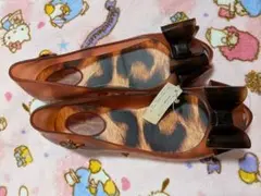 ヴィヴィアンウエストウッド×メリッサ　ウルトラガール　レオパード　リボン