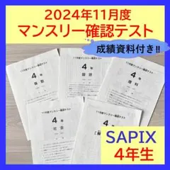 2026年最新】サピックスマンスリー確認テストの人気アイテム - メルカリ
