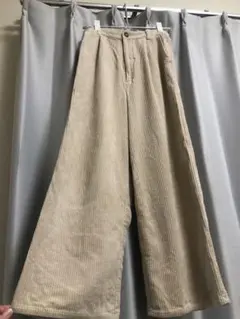 WEGO ウィゴー　コーデュロイワイドパンツ