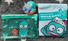 ハンギョドン　セット　巾着　ポーチ　フィギュア　サンリオ