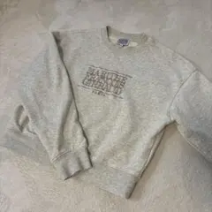 MARITHÉ FRANÇOIS GIRBAUD クロップドスウェット ベージュ