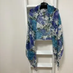 花柄　フリンジストール