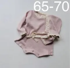 MONBEBE ロンパース　ボンネット　セット 65-70