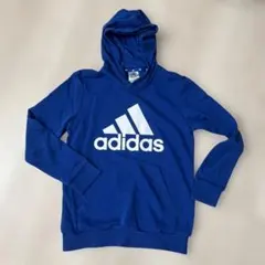 adidas アディダス パーカー ブルー 160