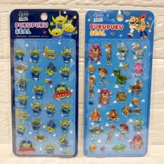 【新品✨】Disney トイストーリー リトルグリーンメン ぷくぷくシール 2枚