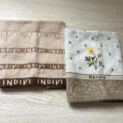 INDIVI HOME タオルセット ベージュ