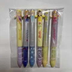 ディズニープリンセスボールペン6本セット
