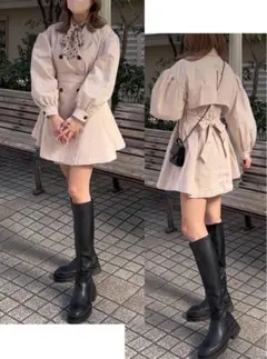 ベージュ トレンチコートのサムネイル