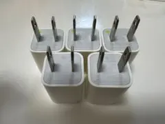 Apple iPhone純正USB充電器ACアダプター5V 5個セット