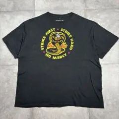 Cobra Kai コブラ会 Tシャツ ブラック 2XL　ベストキッド
