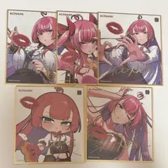 ミツモト・ダイア 麻雀ファイトガール 色紙 くじ セット ②のサムネイル