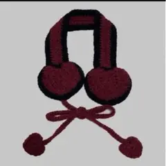 イヤーマフ ボンネット ヘッドドレス　ハンドメイドy2k グランジ