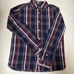 TOMMY HILFIGER チェック柄長袖シャツ