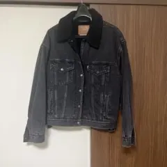 ☆超希少☆Levi's ボア襟 ブラックデニムジャケット 90s Levi's 70503-02 Black Denim Jacket 黒 XXL リーバイス
