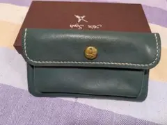 神戸clueto(クルート)　グリーン 長財布