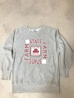 ヴィンテージ　スエット　古着　champion グレー　XL