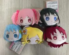 魔法少女まどか☆マギカ ぴんぐるみ 全5種セットのサムネイル