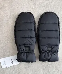 UGG 手袋 グローブ ミトン ブラック 黒 レディース L〜XLサイズ