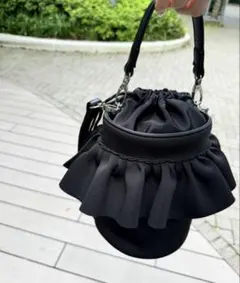 アルページュストーリー セツコサジテール コラボ バッグ 黒 スカーフ付 アルページュストーリー セツコサジテール コラボ バッグ 黒