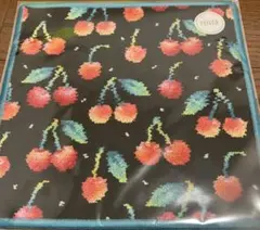 【新品未使用】フェイラー　ハンカチ　チェリードット