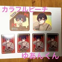 カラフルピーチ　スイーツパラダイス　ゆあんくん　カード&コースター　6枚セット