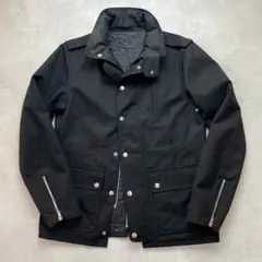 極美品 ソフネット フィールドジャケット シンサレート中綿 日本製 M 黒のサムネイル