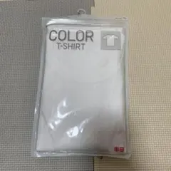 【新品】ユニクロ　クールネックTシャツ　半袖　ホワイト　白　メンズ　Sサイズ