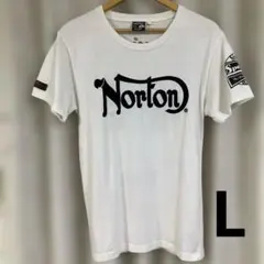 Norton ホワイト Tシャツ☆Lサイズ