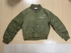 ピンクラテ S MA-1ジャケット カーキ