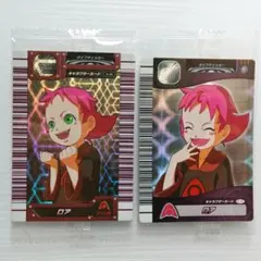 希少◇恐竜キング キャラクターカード ウサラバ、ノラッティ 2枚