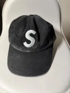 麻*輩様 Pigment Print S Logo 6-Panel Black