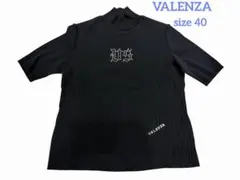【最終値下げ】美品★VALENZAバレンザ　半袖　サイズ40 黒　カットソーのサムネイル