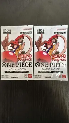 ワンピース カードゲーム ラウンドワン ROUND1 未開封 2パック | Mercari