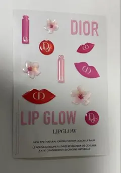 Dior ノベルティシール　LIPGLOW