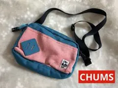 特価 希少 チャムス chums CHUMS ショルダーバッグ ピンク/青
