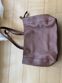 お値下げ❣️ BARCOS ブラウン レザー トートバッグのサムネイル