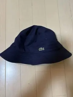未使用　ラコステ　リバーシブルハット