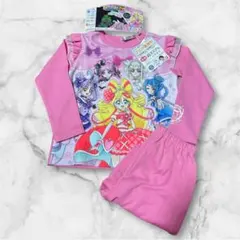 キミとアイドルプリキュア 光るパジャマ 110cm 長袖 蓄光 新品 部屋着のサムネイル