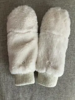 オフホワイト ファーミトン