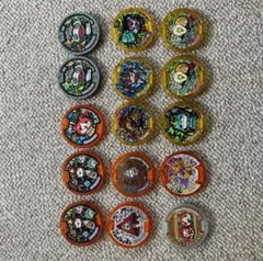 妖怪メダル_レジェンド/大吉メダルほか_15枚