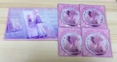 プロセカ はぴこれ アクリル色紙 箔押し缶バッジ B 暁山瑞希 セット