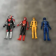 スーパー戦隊 ソフビ 4体セット（レッドバスター / チダ・ニック / など。のサムネイル