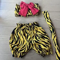 虎柄ベアトップ&鬼のパンツ　しっぽつき